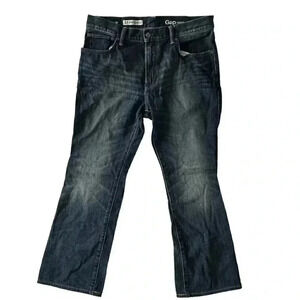 1969 GAP 34 X 30 MEN’S STANDARD FIT DISTRESSED JEANS measures